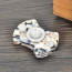 Camo Stone Marble Fidget Spinner Curved Stubby