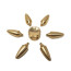 Konky Finger Hand Alloy Fidget Focus Squeaker Spinner