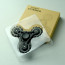 4 Gear Metal Chain Link Fidget Spinner