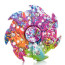 Heptagon Multi Color Jagged Fidget Spinner