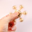 Wewdigi Tri Fidget Spinner Toy Copper Metal