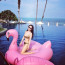 GoFloats Flamingo PartyTube Inflatable Raft, Float In Style 190cm