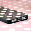 Fashion Designer Polka Dot New York Agenda Style Black TPU Case for iPhone 5