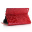 Crocodile Leather Type Folio Case for iPad Mini 4