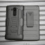 LG G4 Stylus G Stylo Tough Shockproof Defender Case with Belt Clip LS770