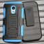 Moto G (2014) 2nd Gen Tough Shockproof Defender Case with Belt Clip