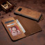 Galaxy Note 8 Real Leather Flip Wallet Case With Latch
