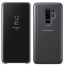 Official Samsung Galaxy S9+ Plus Clear View Stand Cover Case - Black