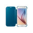 Official Samsung Galaxy S6 Clear View Cover Case Blue