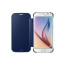 Official Samsung Galaxy S6 Clear View Cover Case Dark Blue / Black