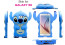 Stitch 3D Hard Silicone Case for Galaxy S6 Blue