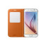 Samsung Galaxy S6 S View Cover Case Orange
