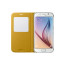 Samsung Galaxy S6 S View Cover Case Yellow