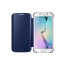 Official Samsung Galaxy S6 Edge Clear View Cover Case Blue