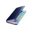 Official Samsung Galaxy S6 Edge Clear View Cover Case Blue