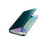 Official Samsung Galaxy S6 Edge Clear View Cover Case Green