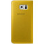 Official Samsung Galaxy S6 edge Flip Wallet Cover Yellow