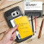 Verus Dark Silver Galaxy S6 Edge Case Damda Card Slide Series