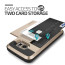 Verus Gold Galaxy S6 Edge Case Damda Card Slide Series