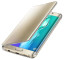 Samsung Galaxy S6 Edge Plus + Clear View Cover Gold