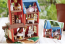 Alice Wonderland DIY Miniature House Model Glass Globe Ornament with Led Lights Christmas Gift Idea