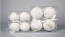 4 Elegant Christmas Tree Bulbs - 3 Inch