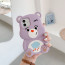 Care Bears 3D Soft Silicone Phone Case Cover For iPhone SE 6 7 8 X 11 12 13 14 15 Red Pink Purple Blue Brown