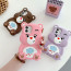Care Bears 3D Soft Silicone Phone Case Cover For iPhone SE 6 7 8 X 11 12 13 14 15 Red Pink Purple Blue Brown
