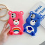 Care Bears 3D Soft Silicone Phone Case Cover For iPhone SE 6 7 8 X 11 12 13 14 15 Red Pink Purple Blue Brown