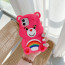 Care Bears 3D Soft Silicone Phone Case Cover For iPhone SE 6 7 8 X 11 12 13 14 15 Red Pink Purple Blue Brown