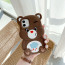 Care Bears 3D Soft Silicone Phone Case Cover For iPhone SE 6 7 8 X 11 12 13 14 15 Red Pink Purple Blue Brown