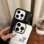 Kenzo Paris 3D Soft Puffy Jacket Streetwear Design Phone Puffer Case For iPhone SE 6 7 8 X 11 12 13 14 15 16 Black White