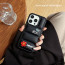 Kenzo Paris 3D Soft Puffy Jacket Streetwear Design Phone Puffer Case For iPhone SE 6 7 8 X 11 12 13 14 15 16 Black White
