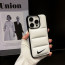 Nike 3D Soft Puffy Jacket Streetwear Design Phone Puffer Case For iPhone SE 6 7 8 X 11 12 13 14 15 16 Black White