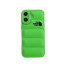 The North Face 3D Soft Puffy Jacket Streetwear Design Phone Puffer Case For iPhone 11 12 13 14 15 16 Black Blue Green Red