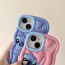 Stitch Disney 3D Soft Silicone Phone Case Cover For iPhone SE 6 7 8 X 11 12 13 14 15 16 Blue Pink