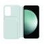 Galaxy S23FE Smart Clear View Wallet Case Cover Mint Green