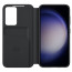 Galaxy S23+ Smart Clear View Wallet Case Cover Black