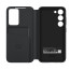 Galaxy S23+ Smart Clear View Wallet Case Cover Black