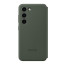 Galaxy S23+ Smart Clear View Wallet Case Cover Green