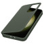 Galaxy S23+ Smart Clear View Wallet Case Cover Green