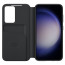 Galaxy S23 Smart Clear View Wallet Case Cover Black