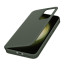 Galaxy S23 Smart Clear View Wallet Case Cover Green