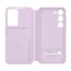 Galaxy S23 Smart Clear View Wallet Case Cover Lavender