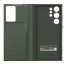 Galaxy S23 Ultra Smart Clear View Wallet Case Cover Green