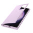Galaxy S23 Ultra Smart Clear View Wallet Case Cover Lavender