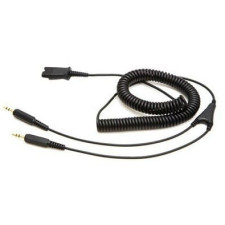 Plantronics QD To 2 x 3.5mm Cable For PC Soundcard Connection