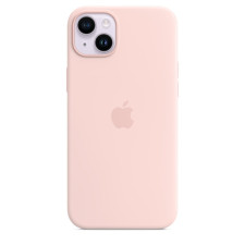iPhone 14 Plus Silicone Case With MagSafe Chalk Pink