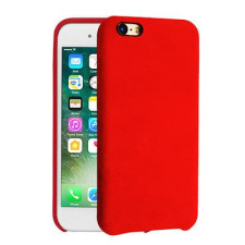 Alcantara Cover for iPhone 8 / 7 / 6 - Red