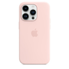iPhone 14 Pro Silicone Case With MagSafe Chalk Pink